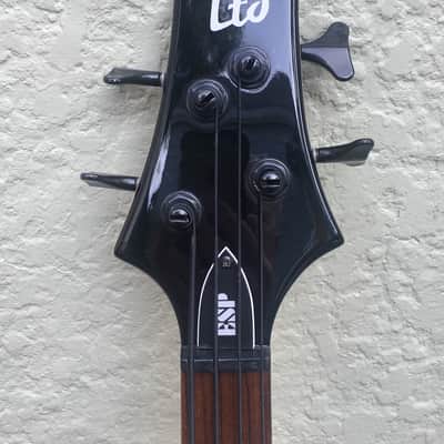 ESP LTD B-104 Red 104 bass image 7