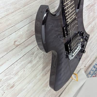 Used B.C. Rich Mockingbird Legacy STQ with Quad Bridge Trans Black image 3