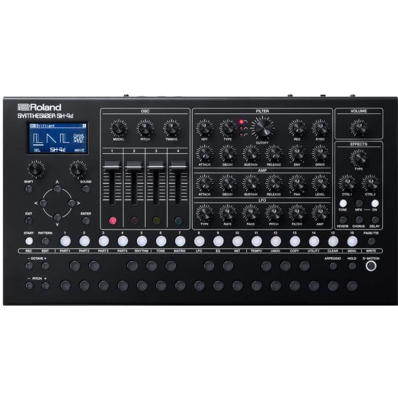 Roland - SH-4d Desktop 4-Part Multitimbral Synthesizer