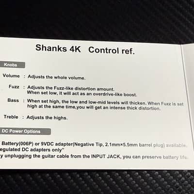 Vemuram Shanks 4K Fuzz, MINT, 2010s,  Brass image 16