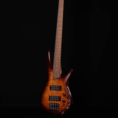 Ibanez SR405 Electric Bass, Dragon Eye Burst - Blem image 6
