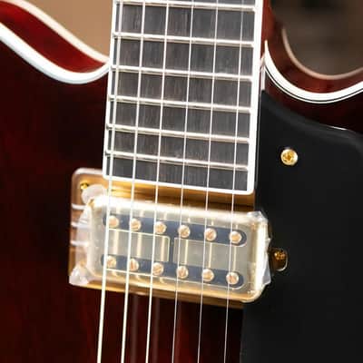 Gretsch Limited Edition Abbey Road Studiomatic Hollow Body with Bigsby Electric Guitar - Classic Walnut Stain with Hardshell Case image 8