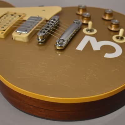 1972 Gibson Les Paul Deluxe Pete Townshend 'No.3' Goldtop Aged w/OHSC image 11