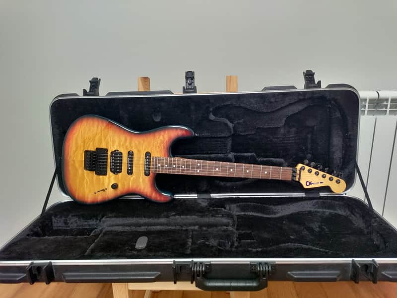 2010 Charvel Pro Mod San Dimas Limited Wild Card #5 Molten Crust Burst w/OHSC image 1