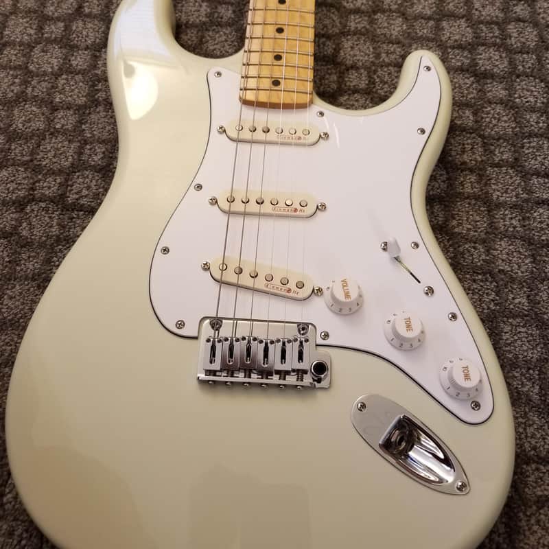 Warmoth/Musikraft Stratocaster Stratocaster 2020 - Olympic White/Maple image 1
