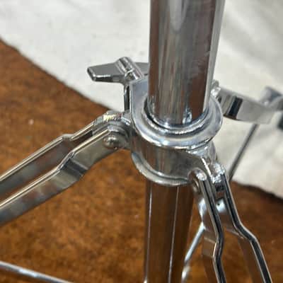Tama Red Label Double Tom Clip Mount Stand (1274-TTS-186) 80's - chrome image 12