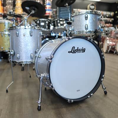 Ludwig Classic Maple Custom Build 3-PC Shell Pack 12/14/20 (Silver Sparkle w/ Resa-Coat Interior) image 1