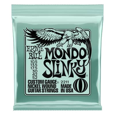 Ernie Ball 2211 Electric Guitar Strings (10.5-52) Mondo Slinky image 1