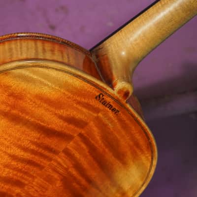 1900s Stainer-Labeled Nice Quality 4/4 German Violin (VIDEO! Fresh Work, Ready) image 14