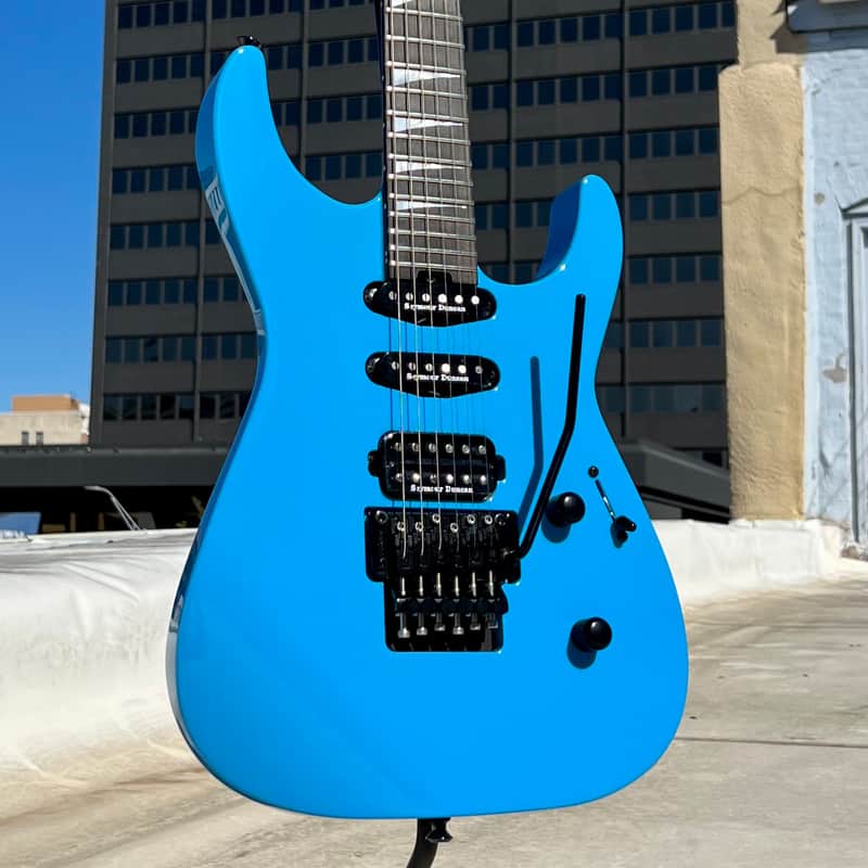 Jackson American Series Soloist SL3, Ebony Fingerboard, Riviera Blue, Includes Case Bild 1
