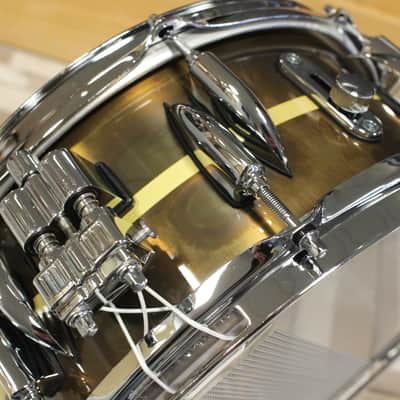 Sonor Benny Greb Vintage Brass 13x5.75" signature snaredrum image 5