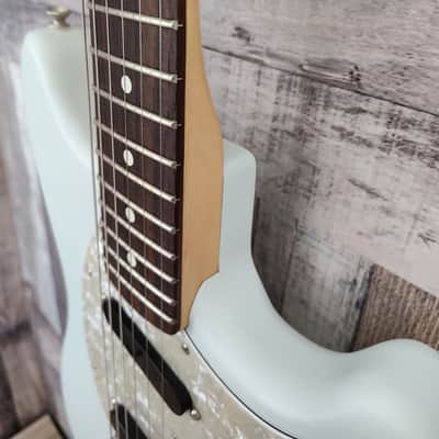Fender American Performer Mustang with Rosewood Fretboard 2022 - Satin Sonic Blue image 9