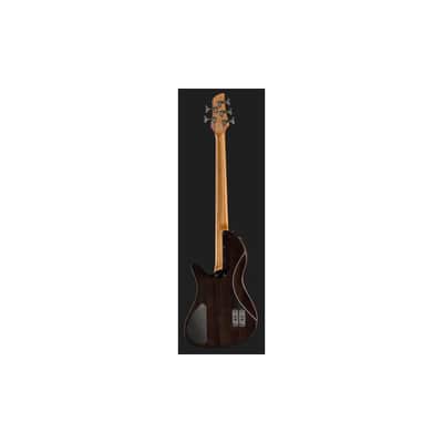 Harley Benton MSB-5 Black Flame Burl image 3