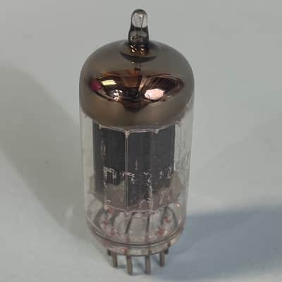 1950s RCA 12AU7 ECC82 (x2) Matched Pair Vintage Long Black Plate Tubes! T144 image 2