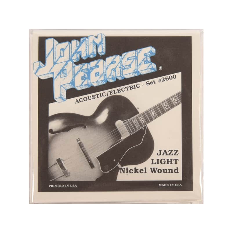 John Pearse Electric Strings Pure Nickel Jazz Light 11-50 image 1