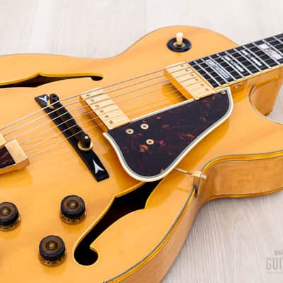 1980 Ibanez George Benson Signature GB10 Archtop Electric Guitar Natural Near-Mint, Japan Fujigen image 7