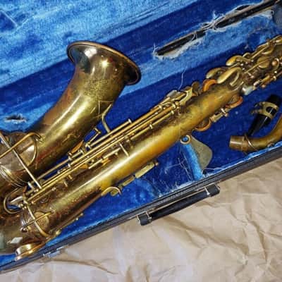 Vintage Antique York Alto Saxophone, USA 1930, Good Condition image 3
