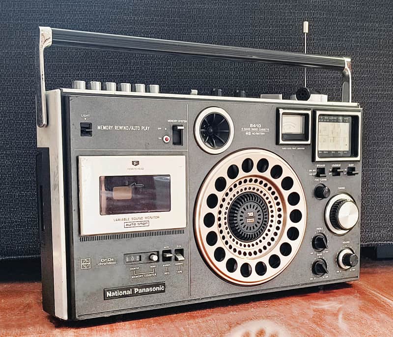 Vintage National Panasonic RF-5410 Portable Radio/Cassette Player - Rare image 1
