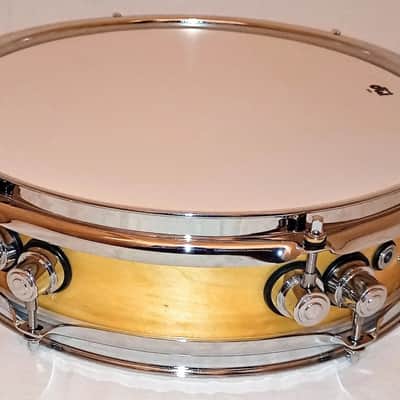 DW CUSTOM 13" BIRCH PICCOLO SNARE DRUM (SEE VIDEO)-NAT LACQR-FREE SHIP TO C-USA! image 2