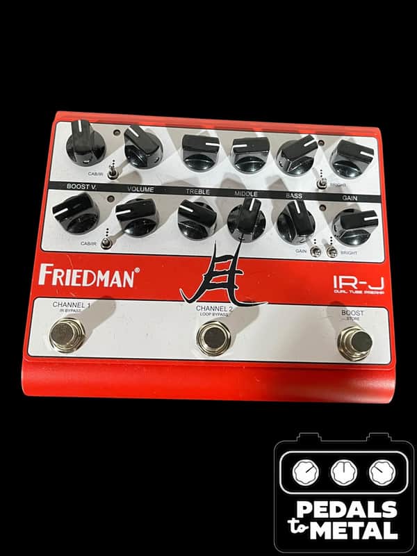Friedman IR-J Jake E. Lee Signature Dual Tube Preamp 2024 - Present - Red / White X16380 image 1