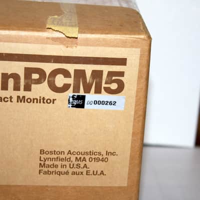 Boston Acoustics Professional Compact Monitors PCM5 NEW IN BOX image 7