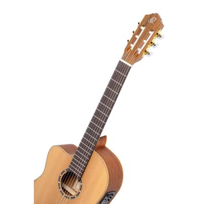 Ortega Family Series Pro Solid Top Acoustic-Electric Nylon Classical Guitar w/ Bag image 7