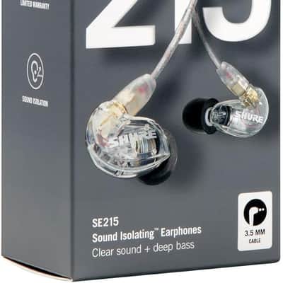 Shure SE215 PRO Wired Earbuds, Professional Sound Isolating Earphones with Clear Sound, Deep Bass, Secure in-Ear Fit, Carrying Case, Clear image 5