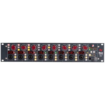 Neve 1073OPX Eight-Channel Microphone Preamp with USB/Dante Card Bundle image 2