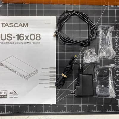 TASCAM US-16x08 USB Audio Interface/Mic Preamp 2014 - Present - Black image 5