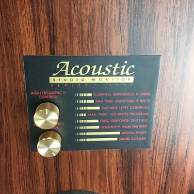Acoustic Series 3311 Studio Monitor Oak image 2