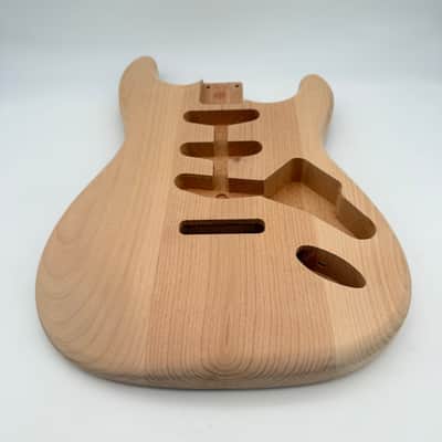 HooDoo Stratocaster Body Alder Unfinished Light hsb6352 image 5