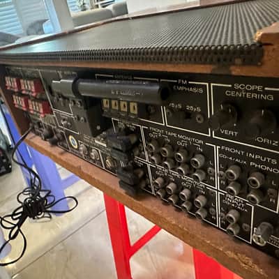 Marantz Model 4400 50-Watt Quadraphonic Solid-State Receiver 1974 - 1978 - Silver with Wood Case image 4