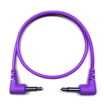 Tendrils Cables - 6x Right angled Eurorack Patch Cables-Magenta / 90cm image 10