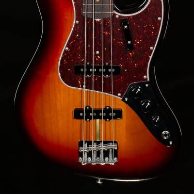 Fender American Original '60s Jazz Bass 3-Tone Sunburst Bass Guitar (657) image 3