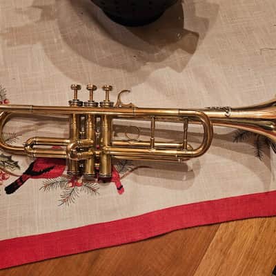 Bb trumpet with emblem of British Royal Artillery image 8