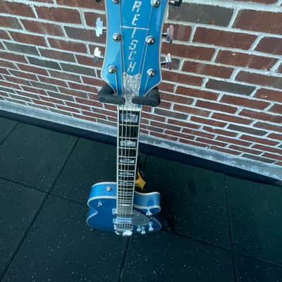 Gretsch Custom Shop Masterbuilt G6134CST Baritone Penguin NOS Lake Placid Blue With Case image 4