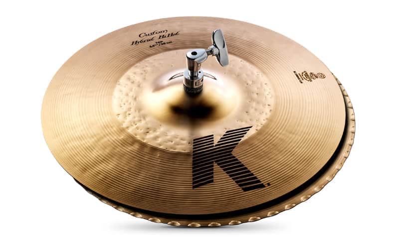 Zildjian 14 1/4" K Custom Hybrid HiHats Pair Cymbal image 1