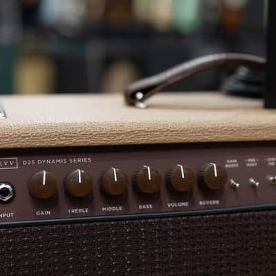 Revv D25 Joey Landreth 1x12 25/5W Tube Combo Amp w/ Footswitch – Brown image 3
