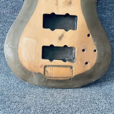 Solid Basswood Bass Guitar Body image 5