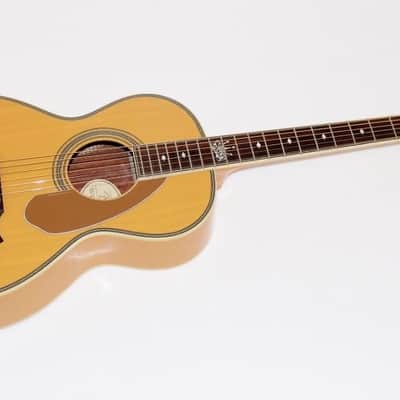 Fender Ron Emory Loyalty Parlor Acoustic Guitar Ash Butterscotch image 1