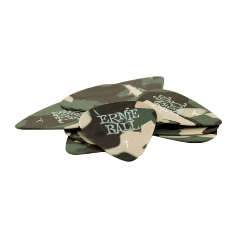 Ernie Ball P09221 Camouflage Thin Guitar Picks (Bag of 12) image 1