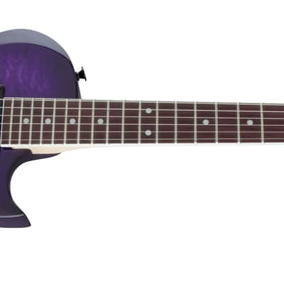 Jackson JS Series Monarkh SC JS22Q Amaranth FB Transparent Purple Burst image 4