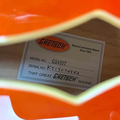 Gretsch G5420T 2017 - Orange image 6