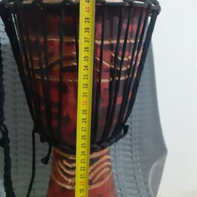 Handmade African Djembe – Natural Skin – Rope Tuned – 17 Inch image 3