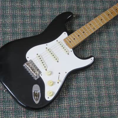 1958 Fender Stratocaster Body-Only Refin Black! w/OHSC&original bill of sale image 2