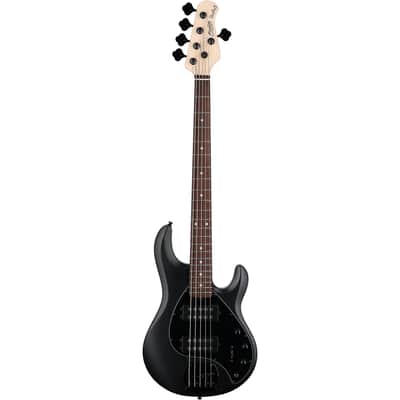 Sterling by Music Man Ray5HH Electric Bass, 5-String, Stealth Black image 2