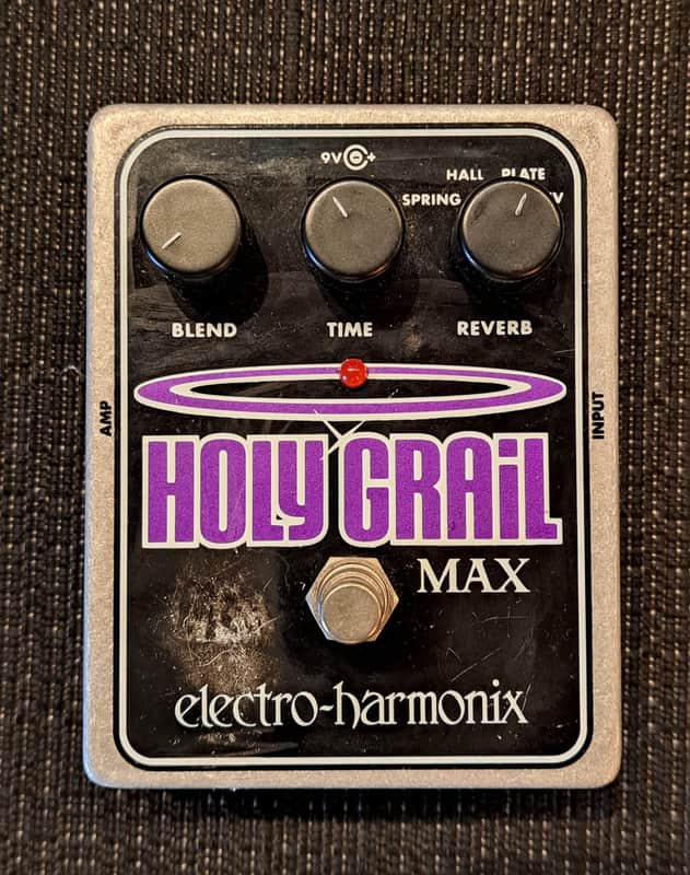 ELECTRO-HARMONIX HOLY GRAIL MAX REVERB EFFECTS PEDAL W/ BOX (USED) image 1