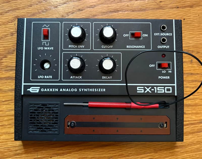 Gakken SX-150 Analog Ribbon Synthesizer- Black image 1