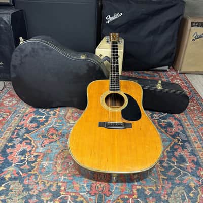 1974 K. Yairi YW-500P Dreadnought Solid Spruce 3 Piece Rosewood Back image 5
