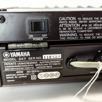 Yamaha DX7 Programmable Algorithm Synthesizer (Serviced / Warranty / Flightcase) image 9